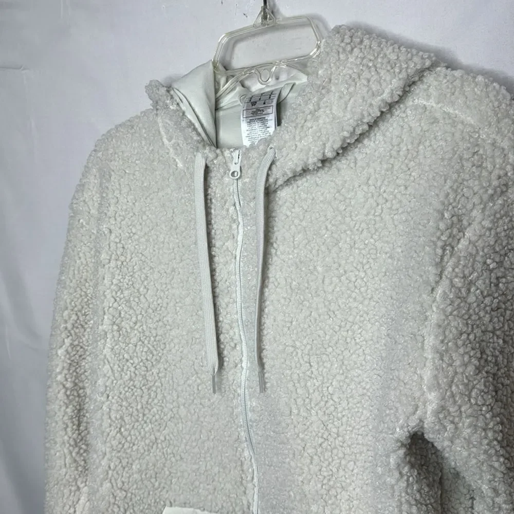 Men’s Adidas Sherpa Fleece Full Zip Hoodie. Size Small.‎